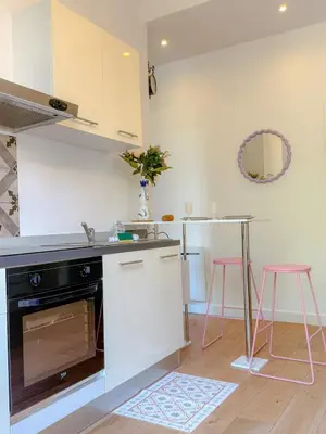 Cuisine ou kitchenette dans l'établissement Le Rosy By ApiRent #Balcon #Wifi #Centre-ville
