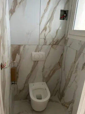 Salle de bains dans l'établissement Normandy