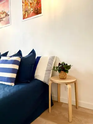 Coin salon dans l'établissement Provençal Studio - Vieil Antibes