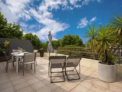 Balcon ou terrasse dans l'établissement Studio Le St Cloud by Interhome