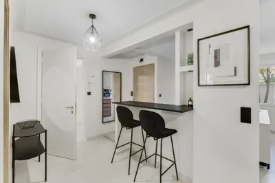 Cuisine ou kitchenette dans l'établissement 2 chambres Martinez