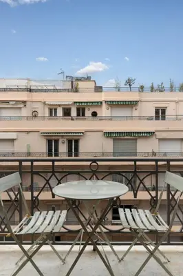 Balcon ou terrasse dans l'établissement Le Miramar Apartment Sea View