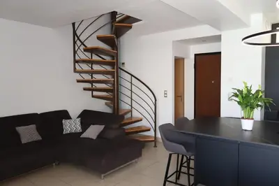 Coin salon dans l'établissement Magnifique Villa californienne avec piscine privative