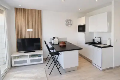 Cuisine ou kitchenette dans l'établissement Juan Signature