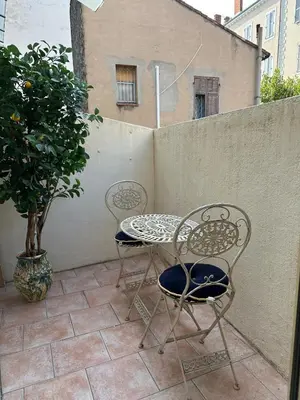 Balcon ou terrasse dans l'établissement T3 Cannes Banane