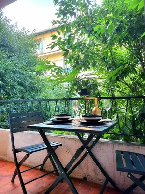 Balcon ou terrasse dans l'établissement La Brillante d’Antibes - Superbe Studio