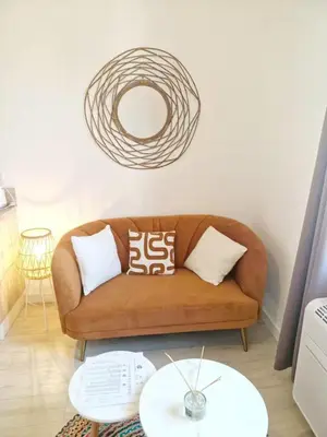 Coin salon dans l'établissement Le Dambra - dans le vieil antibes
