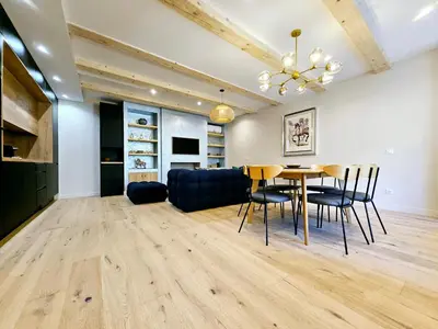 Cuisine ou kitchenette dans l'établissement Le Dotec Méditerranéen - Triplex dans le Vieil Antibes