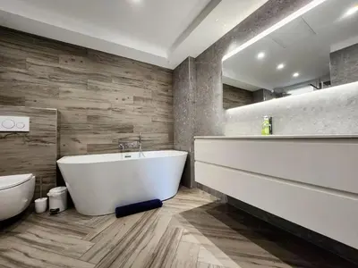 Salle de bains dans l'établissement Le Guillabert - T4 en Plein Centre