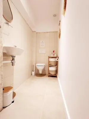 Salle de bains dans l'établissement Le Thuret Fleuri - T3 avec Terrasse