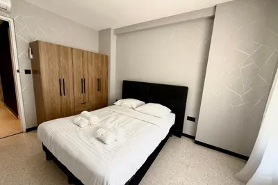 Un ou plusieurs lits dans un hébergement de l'établissement Antibes hyper center - 4 people - close to shops and beaches