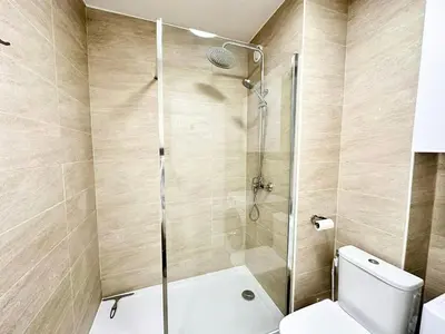 Salle de bains dans l'établissement 50 from the beaches Pretty studio in the center of Juan les Pins