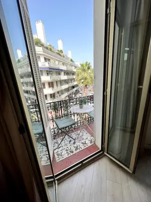 Balcon ou terrasse dans l'établissement T2 coeur de Cannes a 2 pas de la croisette
