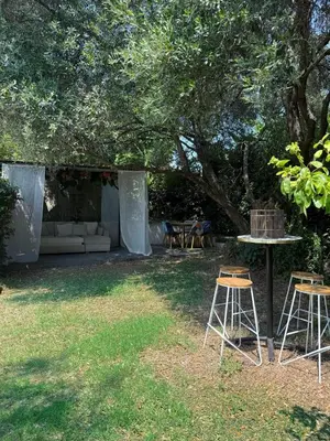 Jardin de l'établissement Villa 5min des plages - piscine et jaccuzi