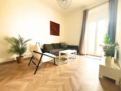 Coin salon dans l'établissement Cannes Banane