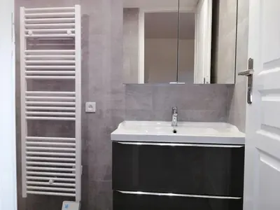 Salle de bains dans l'établissement Studio Détente avec Terrasse