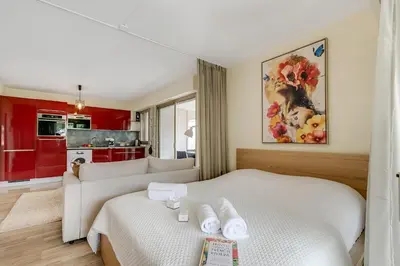 Cuisine ou kitchenette dans l'établissement Les Jardins D'Ulysse - Happy Rentals