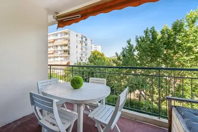 Balcon ou terrasse dans l'établissement Appartement Delmas - Welkeys