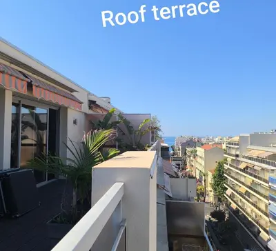 Balcon ou terrasse dans l'établissement Appartement toit terrasse