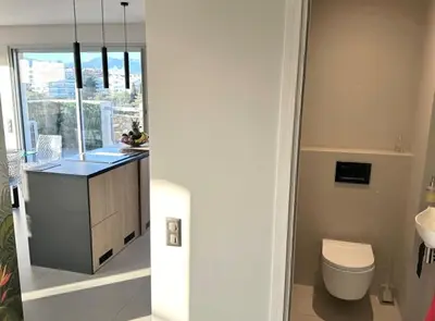 Salle de bains dans l'établissement Appartement toit terrasse