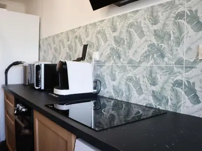 Cuisine ou kitchenette dans l'établissement Apartment les Gemeaux by Interhome