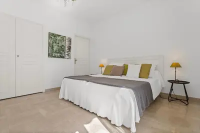 Un ou plusieurs lits dans un hébergement de l'établissement REF 1223 - Cannes - Villa for rent