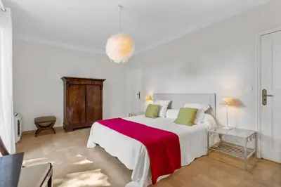 Un ou plusieurs lits dans un hébergement de l'établissement REF 1223 - Cannes - Villa for rent