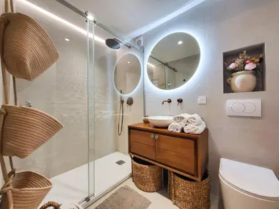 Salle de bains dans l'établissement Rêverie en Provence - Au cœur du Vieil Antibes