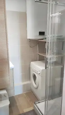 Salle de bains dans l'établissement Apartment with residential pool