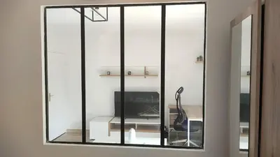 Télévision ou salle de divertissement dans l'établissement Apartment with residential pool
