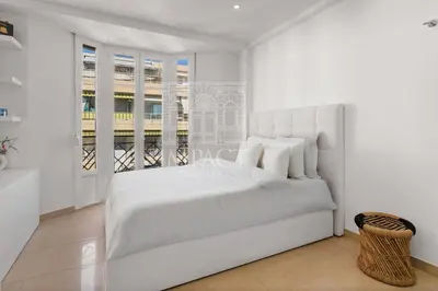 Un ou plusieurs lits dans un hébergement de l'établissement REF 2019 - Apartment for rent Cannes Center
