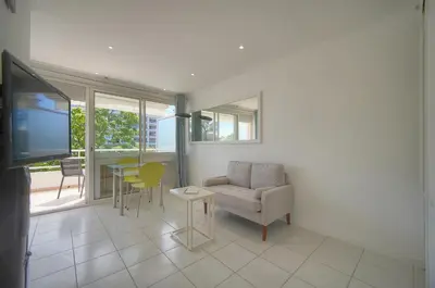 Coin salon dans l'établissement Tine -Croisette-150M Plage- VCA