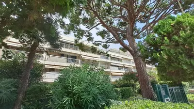 Jardin de l'établissement Beau studio centre Cannes Maréchal Juin