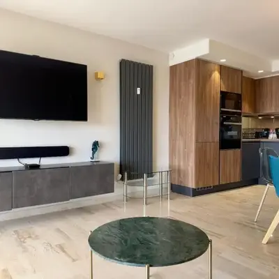 Sea view 4 people terrace 60 m & pool