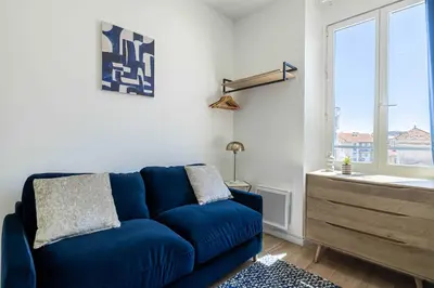 Plan de l'établissement Renovated cozy studio in Cannes - 2 persons