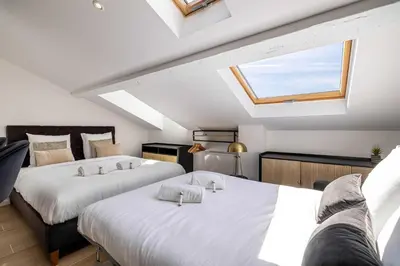Plan de l'établissement Renovated cozy studio in Cannes - 2 persons