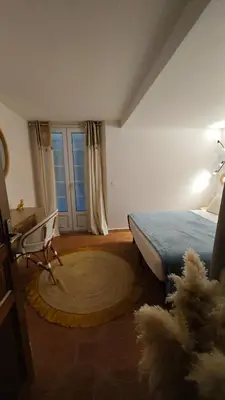 Un ou plusieurs lits dans un hébergement de l'établissement Provençal detached house and private pool
