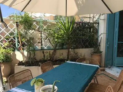 Balcon ou terrasse dans l'établissement 170 m2 with terrace near Croisette