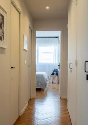 Un ou plusieurs lits dans un hébergement de l'établissement Evasion chic au centre d Antibes