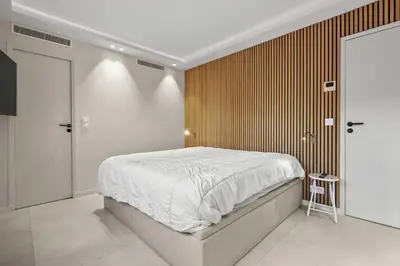 Un ou plusieurs lits dans un hébergement de l'établissement REF 2021 -Cannes Centre Croisette - Apartment for rent