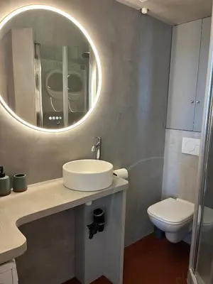 Salle de bains dans l'établissement Elégant appartement 2 pièces centre Cannes Croisette plages