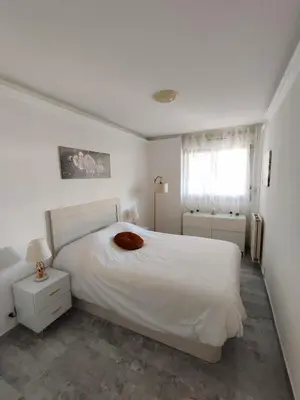 Un ou plusieurs lits dans un hébergement de l'établissement Mas de Tanit Appartement & Vacance deLuxe