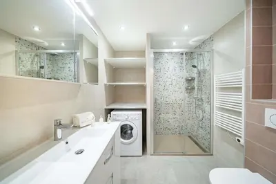 Salle de bains dans l'établissement Beautiful two bedroom duplex apartment