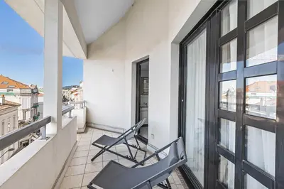 Balcon ou terrasse dans l'établissement Appartement Cannes Hyper Centre