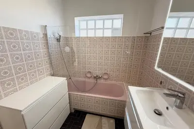 Salle de bains dans l'établissement Antibes Centre Ville - Studio 2 personnes