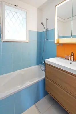 Salle de bains dans l'établissement Le Farniente - Calme - Parking - Clim - Balcon
