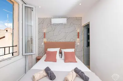 Un ou plusieurs lits dans un hébergement de l'établissement La Touraque by Evasion Riviera, Vieil Antibes, Remparts