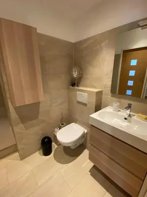 Salle de bains dans l'établissement Peaceful City Centre Apartment