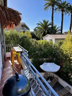 Balcon ou terrasse dans l'établissement Faré de la Vahiné