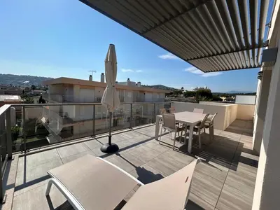 Balcon ou terrasse dans l'établissement Les Voiles Blanches 133 By Avecoeur